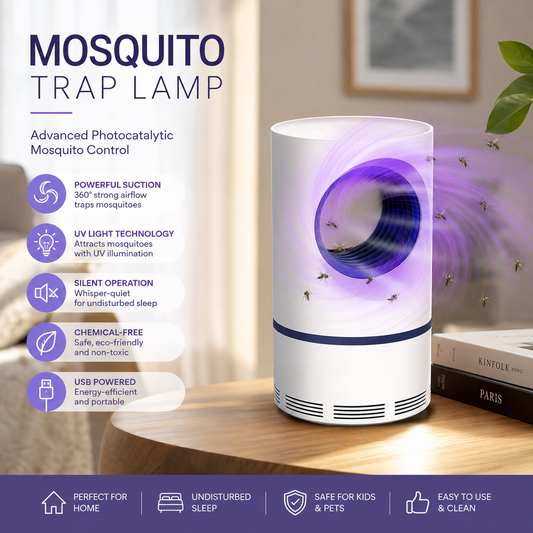 Mosquito Killer Lamp USB Purple Glow ABS